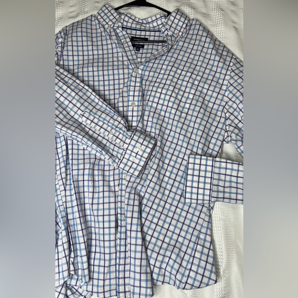 Plaid button down